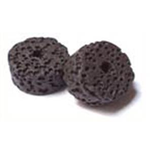 Lava stone beads, heishi shaped, 15x8mm,45pcs per st [LAC03C18]