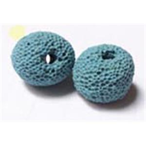 Lava bead, round, 14x13mm,26pcs per st [LAC04C14]