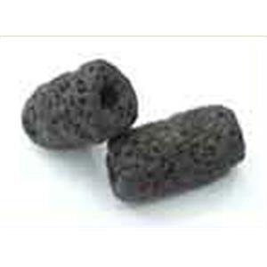 Lava bead, Tube, 11x21mm, 19pcs per st [LAC07C18]