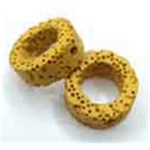 Lava bead, rondelle, 15x8mm, 26pcs per st [LAC09C13-15X8MM]