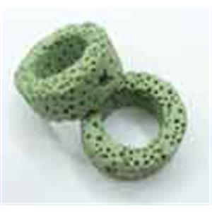 Lava bead, rondelle, 15x8mm, 26pcs per st [LAC09C15-15X8MM]