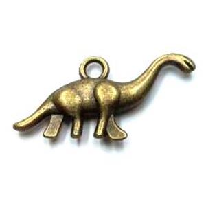 tibetan silver dragon pendants non-nickel, bronze, approx 27x14mm [LH1378]