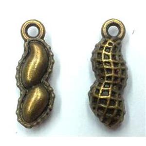 tibetan silver pendant non-nickel, bronze, approx 6.5x18mm [LH2020]