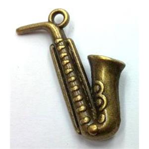 tibetan silver pendant non-nickel, bronze, approx 21x27mm [LH2056]