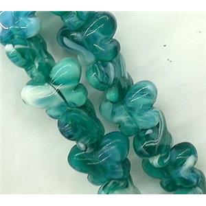 Plated Lampwork glass bead, butterfly, approx 12x18mm [LWBCH114]