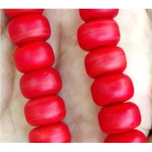 matte lampwork bead, heshi, approx 6x9mm [LWBCH232]