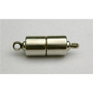 Magnetic Clasp, Nickel color, 7x18mm [MGC002-7X18MM]