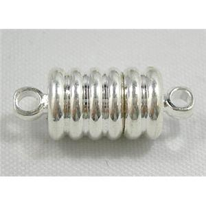 Silver Plated Magnetic Clasp, 7.8x19.5mm [MGC019SP]