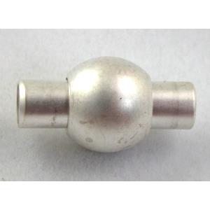duck-silver copper Magnetic Clasp, 9x17mm, 3mm hole [MGC036-3MM]