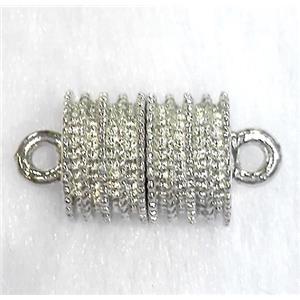 Magnetic alloy connector clasp, gold plated, approx 12x18mm [MGC109]