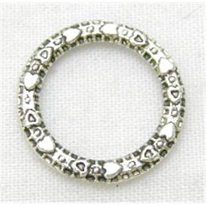 Tibetan Silver Spacer Non-nickel, 14.5mm dia [NN0001]