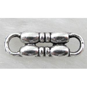 Tibetan Silver Connector Non-Nickel, 6x17mm [NN0005]