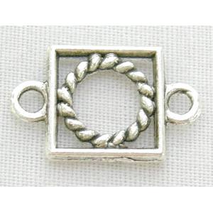 Tibetan Silver Pendants Non-Nickel, 15x9.3mm [NN0010]