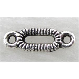 Tibetan Silver Linker Non-Nickel, 4.5x13.5mm [NN0040]