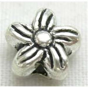 Tibetan Silver Spacers Non-Nickel, 6.5mm diameter [NN0043]