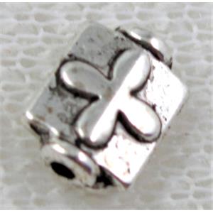 Tibetan Silver Spacer Non-Nickel, 7x9.5mm, thick:3.5mm [NN0077]
