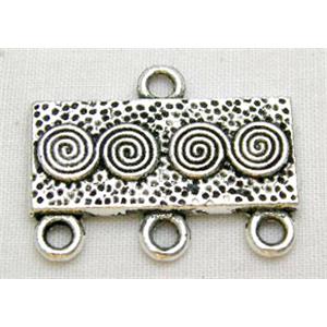 Branch Connector, Tibetan Silver Non-Nickel, 22mm length [NN0100]