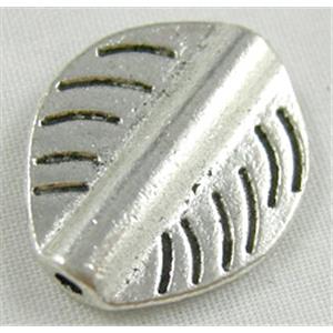 Tibetan Silver Leaf Spacer Non-Nickel, 16x19mm [NN0120]