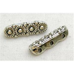 Tibetan Silver Bar Spacers Non-Nickel, 14mm length [NN0229]