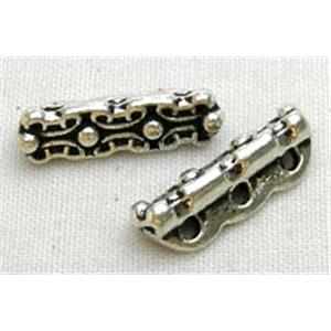 Tibetan Silver Bar Spacers Non-Nickel, 14mm length [NN0254]