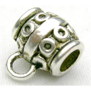 Tibetan Silver Hanger Non-Nickel, 7mm diameter [NN0329]