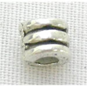 Tibetan Silver Spacer Non-Nickel, 4mm diameter, 3.5mm hight [NN0334]