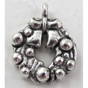 Tibetan Silver pendant non-nickel, 16x21mm [NN0342]