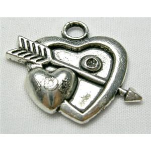 Tibetan Silver Lover Non-Nickel, 21mm wide [NN0433]