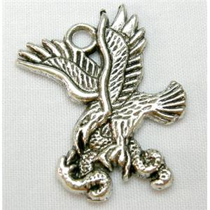 Tibetan Silver hawk Non-Nickel, 24x28mm [NN04401]