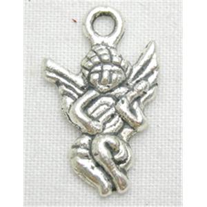 Tibetan Silver Angel Non-Nickel, 10.5x17.5mm [NN0441]