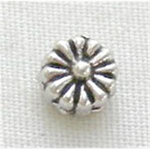Tibetan Silver Pendants Non-Nickel, 4.5mm diameter [NN0499]