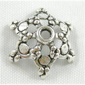 Tibetan Silver Caps Non-Nickel, 17.5mm dia [NN0529]