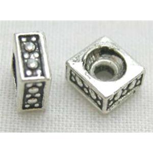 Tibetan Silver Spacer Non-Nickel, 5x5x3mm [NN0536]