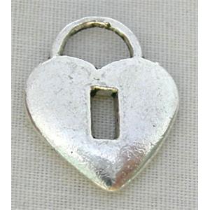 Tibetan Silver Pendants Non-Nickel, 13x16mm [NN0548]