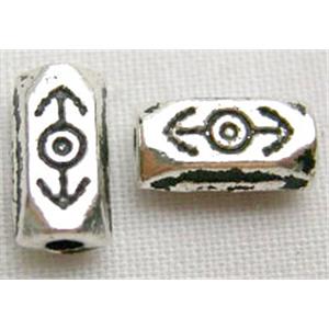 Tibetan Silver Spacers Non-Nickel, 8mm length [NN0727]