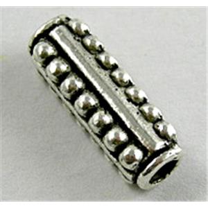 Tibetan Silver Tube Spacer Non-Nickel, 5x5mm, 14mm length, hole:2.5mm [NN0731]