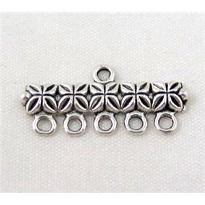 Tibetan Silver Pendant  Non-Nickel, 25mm length [NN0753]