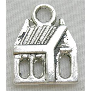 Tibetan Silver horse pendants, 13.5x17.2mm [NN0970]