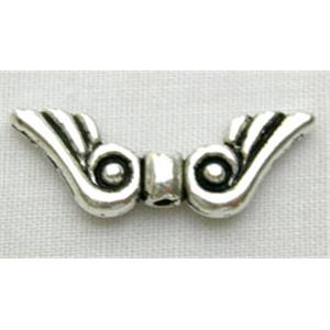Tibetan Silver Angel wing beads, 16mm wide [NN1746]