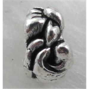 bead, Tibetan Silver Spacer Non-Nickel, 10mm dia, hole:5mm [NN10002]
