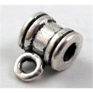 Tibetan Silver Hanger Non-Nickel, 5.5x6mm, hole:2.5mm [NN10011]