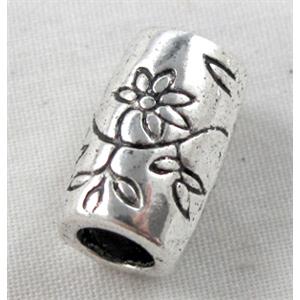 Tibetan Silver spacer Non-Nickel, 8.5x14mm, hole:4.5mm [NN10013]