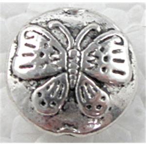 Tibetan Silver Spacer Non-Nickel, 12mm dia, 4.5mm thick [NN10070]