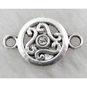 Connector, tibetan silver Non-Nickel, 12x19mm [NN10262]