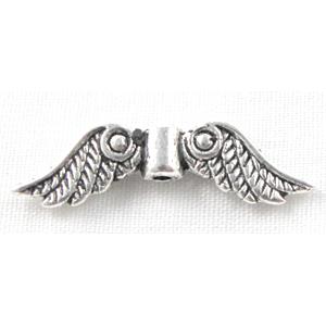 Tibetan Silver angel wings Non-Nickel, 24mm wide [NN10271]