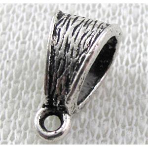 Hinge Bail, Tibetan Silver Hanger Non-Nickel, 7x14.5mm, hole:6x8mm [NN10386]
