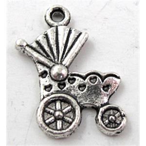 Tibetan Silver pendant non-nickel, 20x18mm [NN10511]