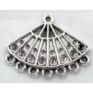 Tibetan Silver chandelier pendants, Non-Nickel, 27x22mm [NN10572]