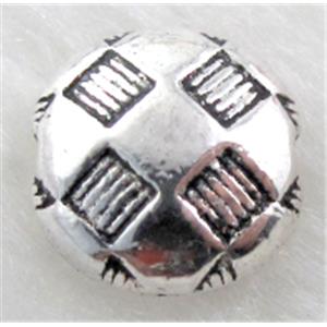 Tibetan Silver Spacers Non-Nickel, 10mm dia, 5mm thin [NN10607]