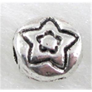 Tibetan Silver Spacers Non-Nickel, 6mm dia, 3mm thin [NN10699]